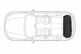 Коврик багажника для Volkswagen TIGUAN II 2015 -